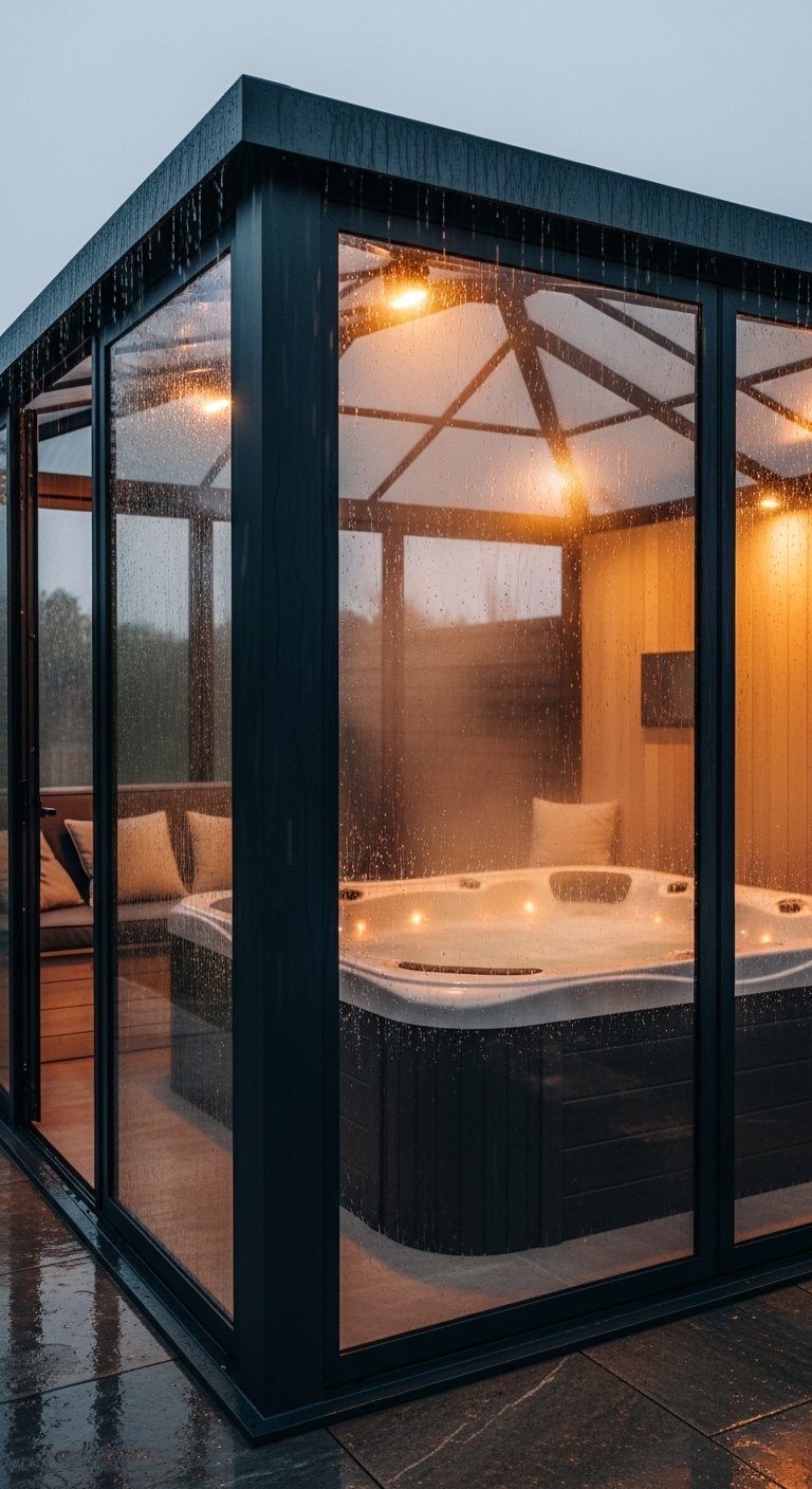 Enclosed Jacuzzi Gazebo