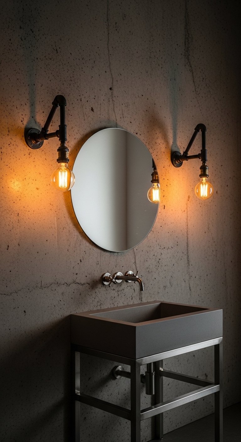 Exposed Pipe Wall Sconces