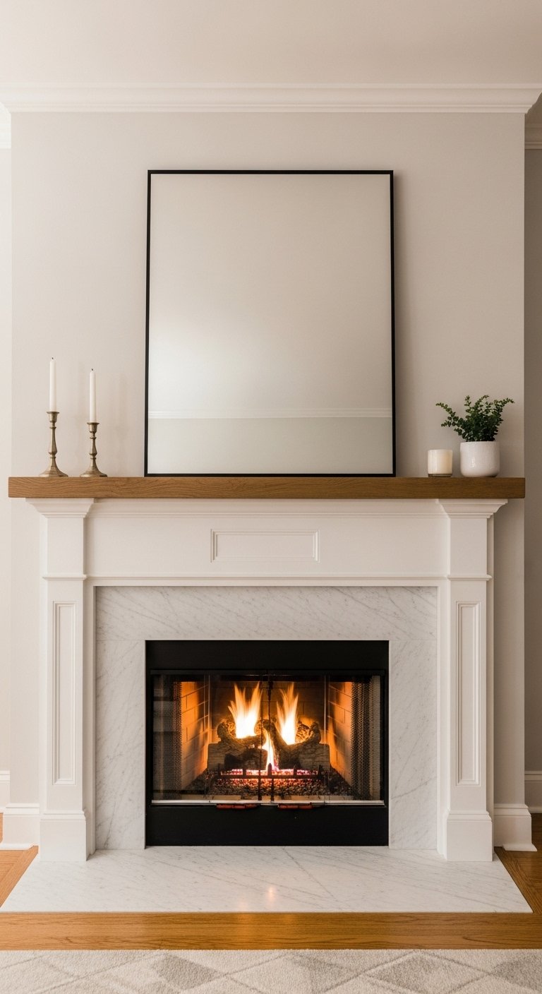 Fireplace Surround as a Focal Point