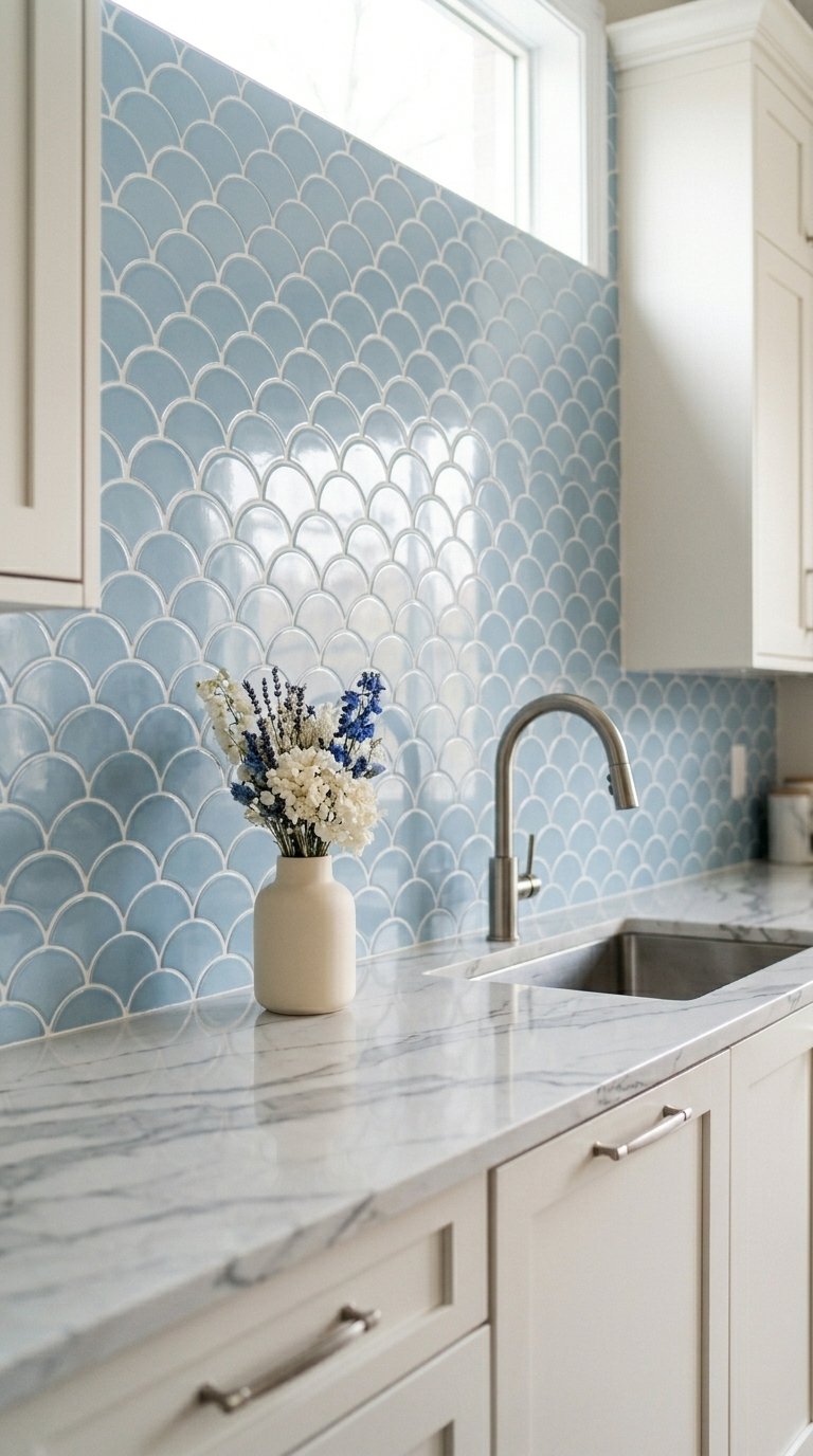 Fish Scale (Scallop) Tiles