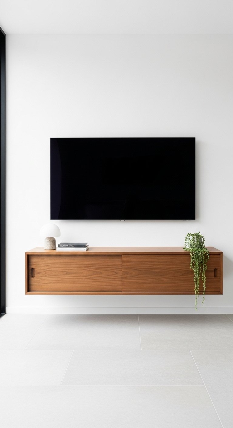 Floating Media Console