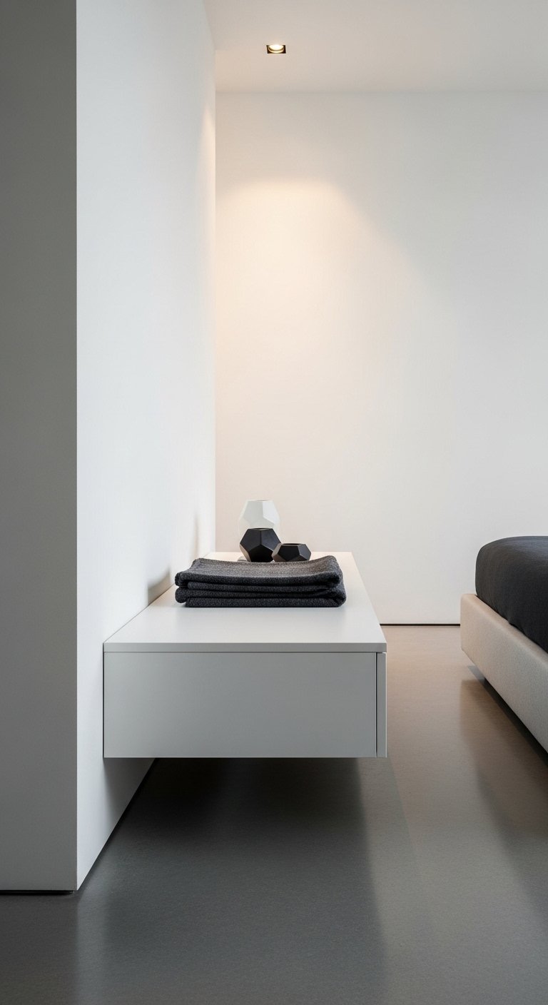 Floating Wall-Mounted Bench