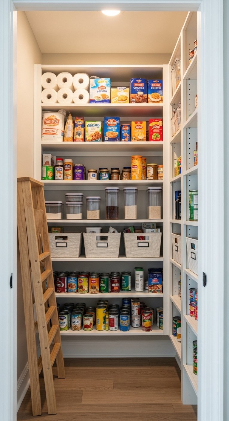 Floor-to-Ceiling Shelving