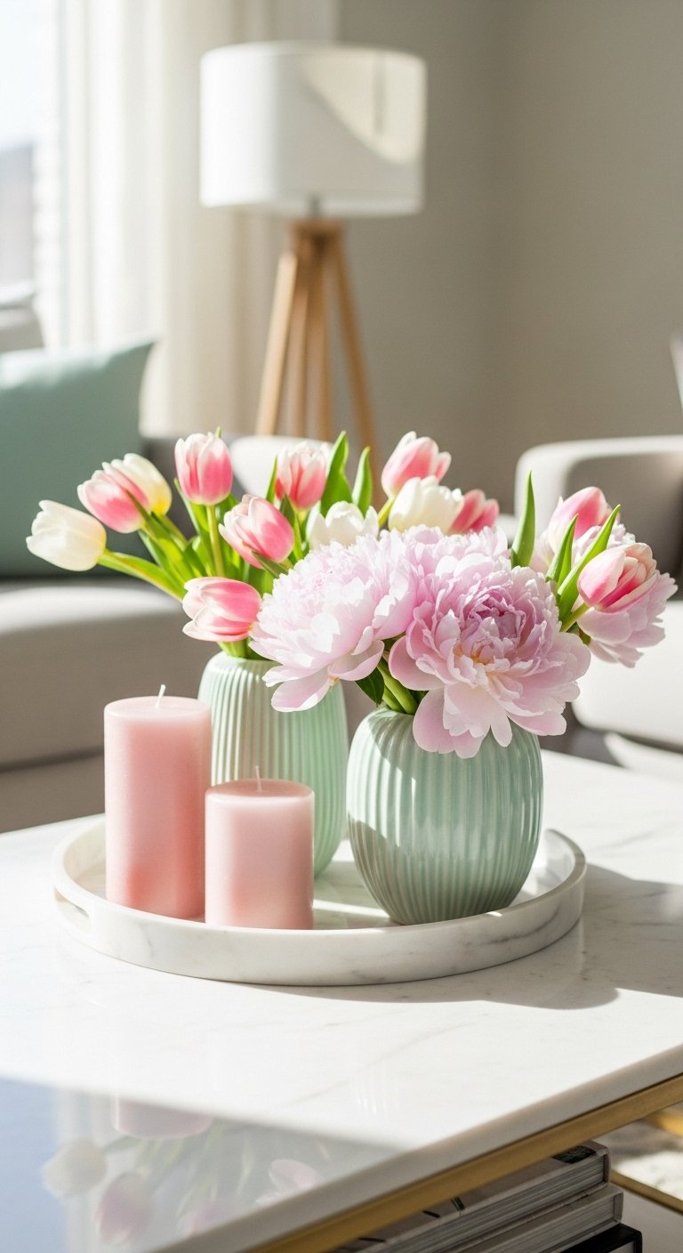 Fresh Florals & Pastel Accents