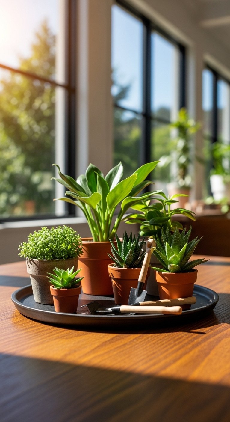 Garden-Inspired Tray Setup