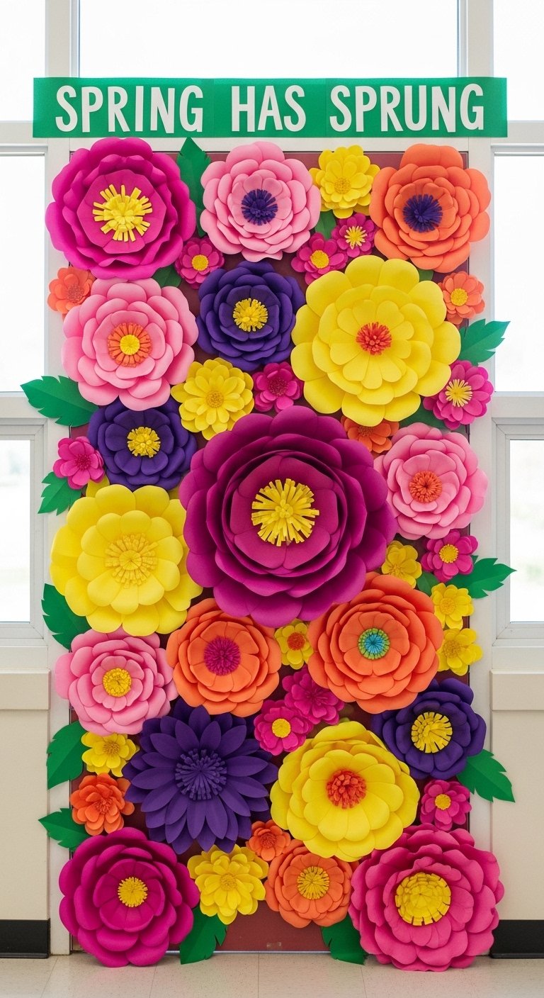 Giant Paper Flower Garden