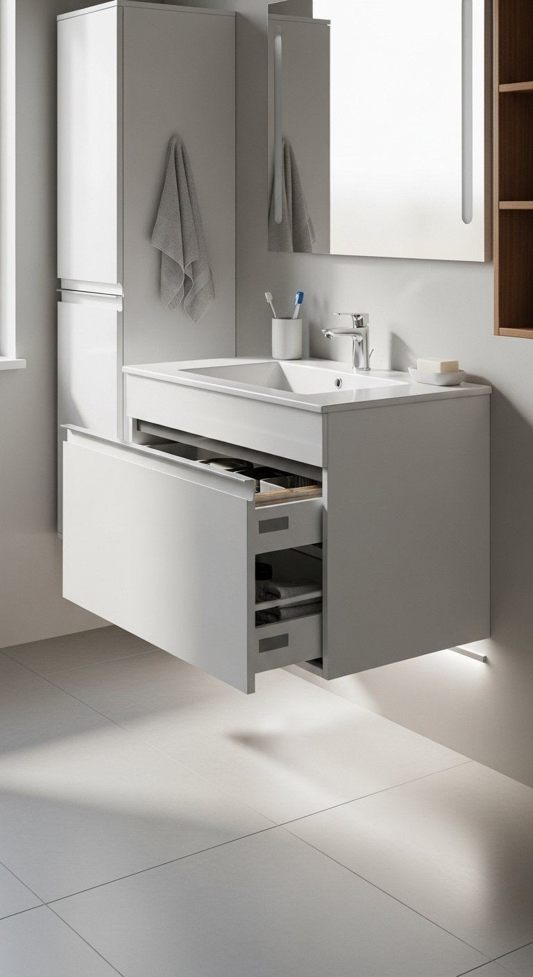 Go Bold With a Floating Vanity