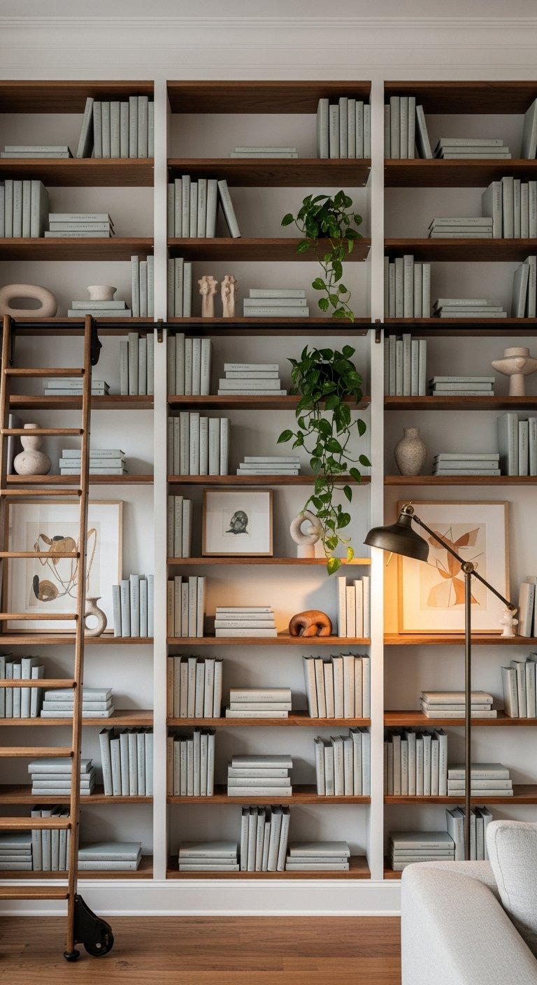Go Vertical With Tall Bookshelves