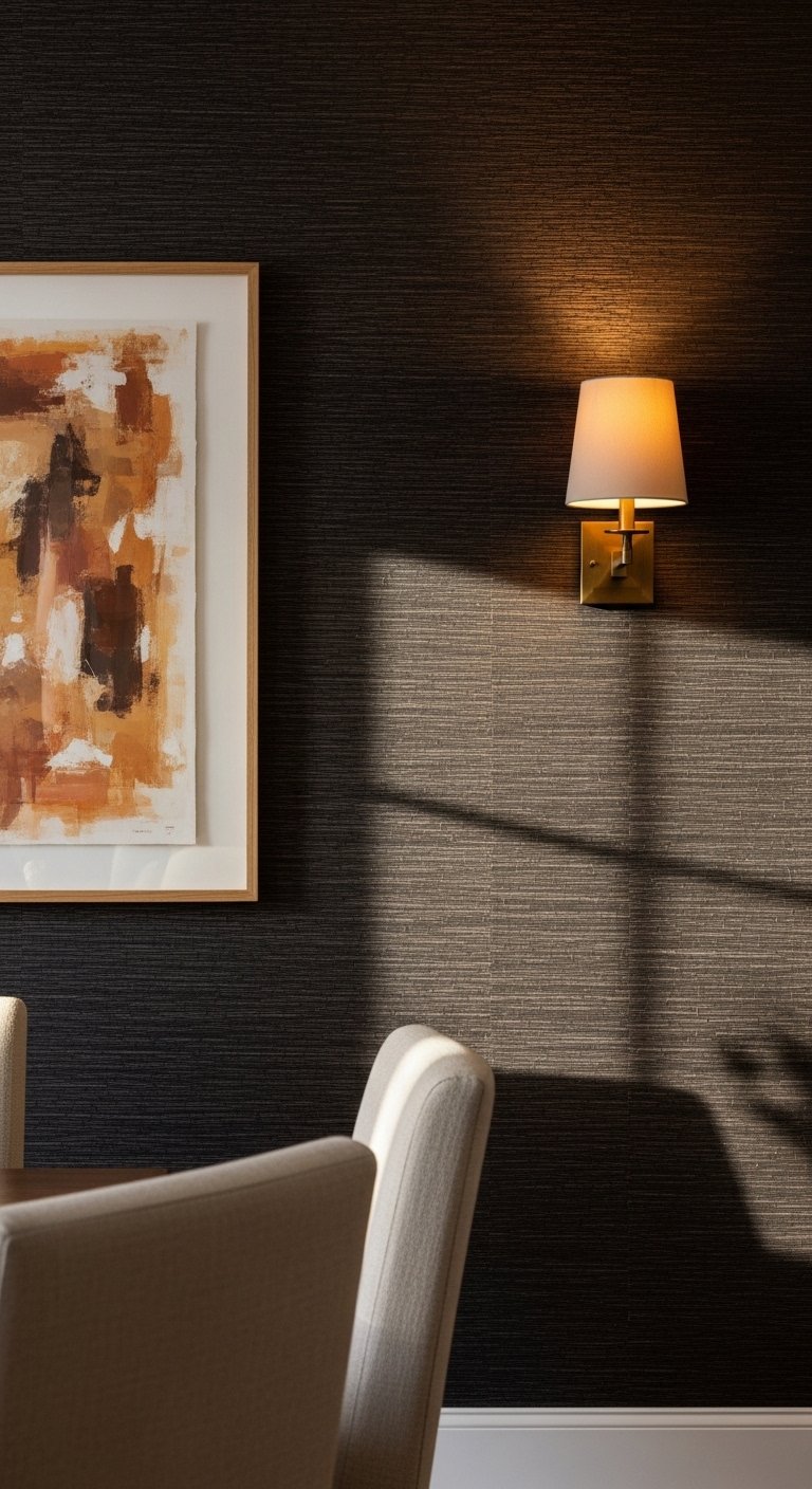 Grasscloth or Textured Wallcovering