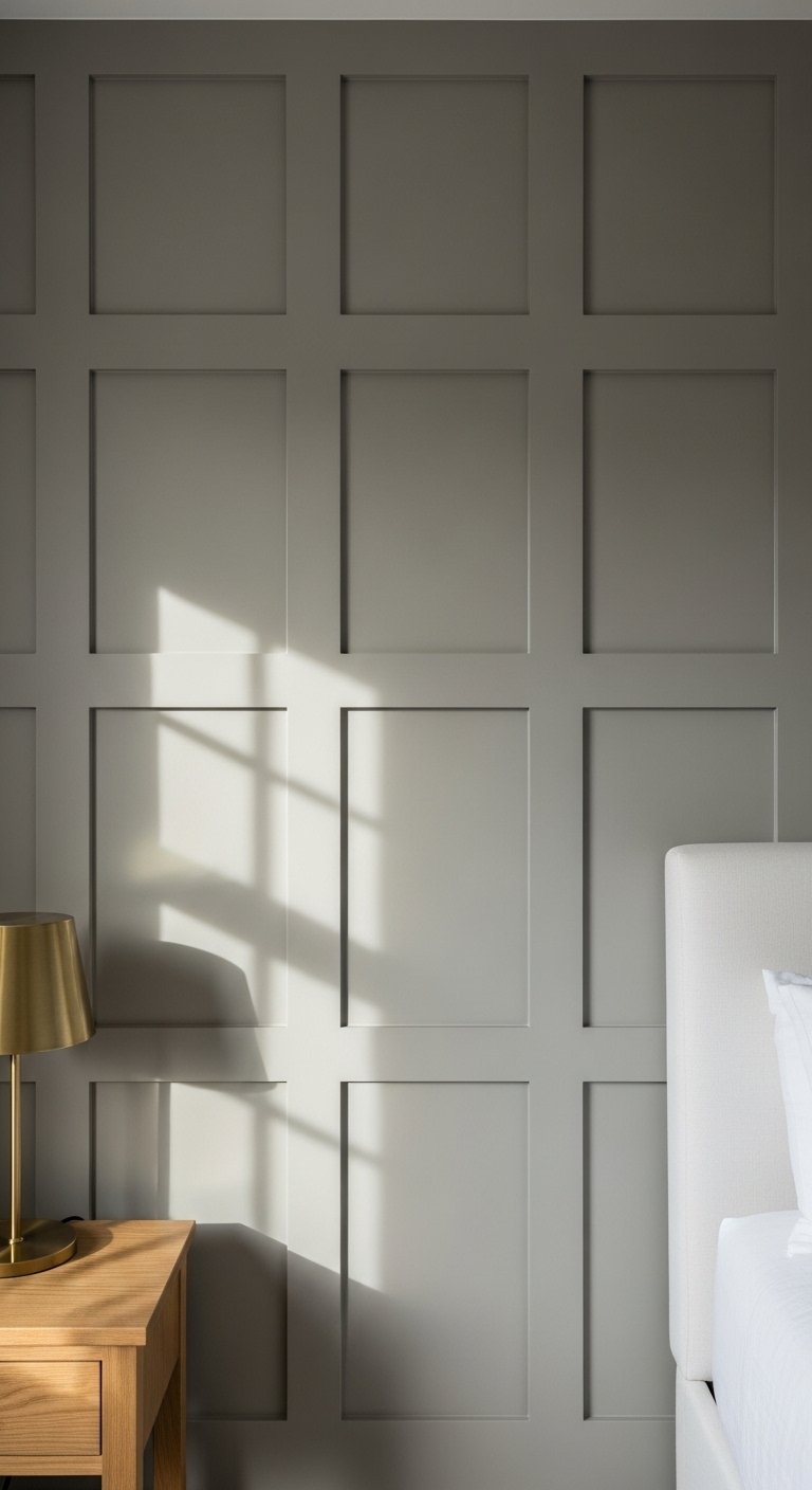 Gray Paneled Walls