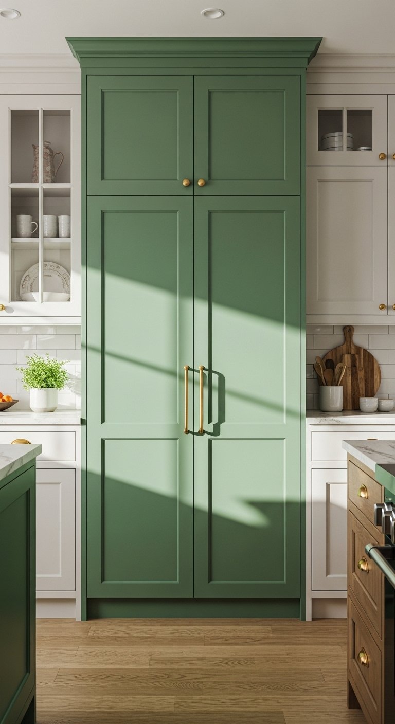 Green Pantry Doors