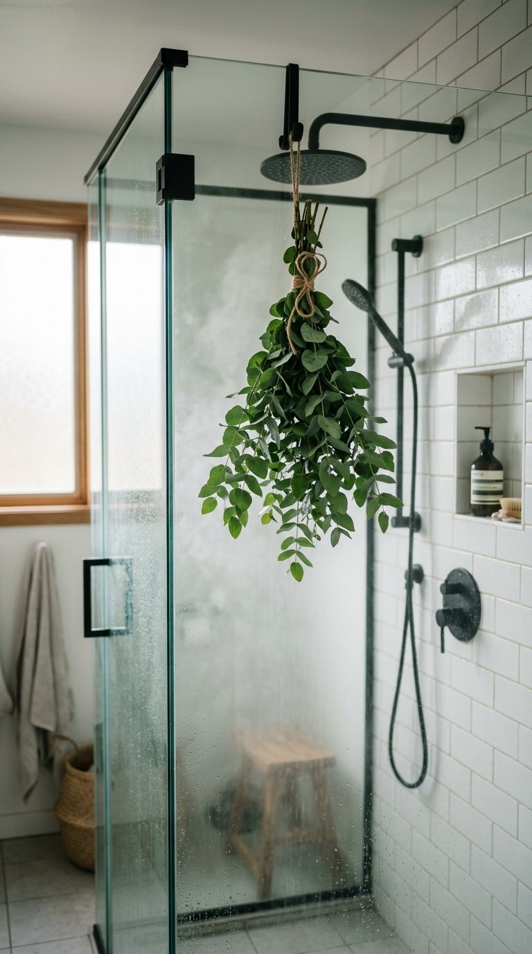 Grow a Eucalyptus Bundle in the Shower