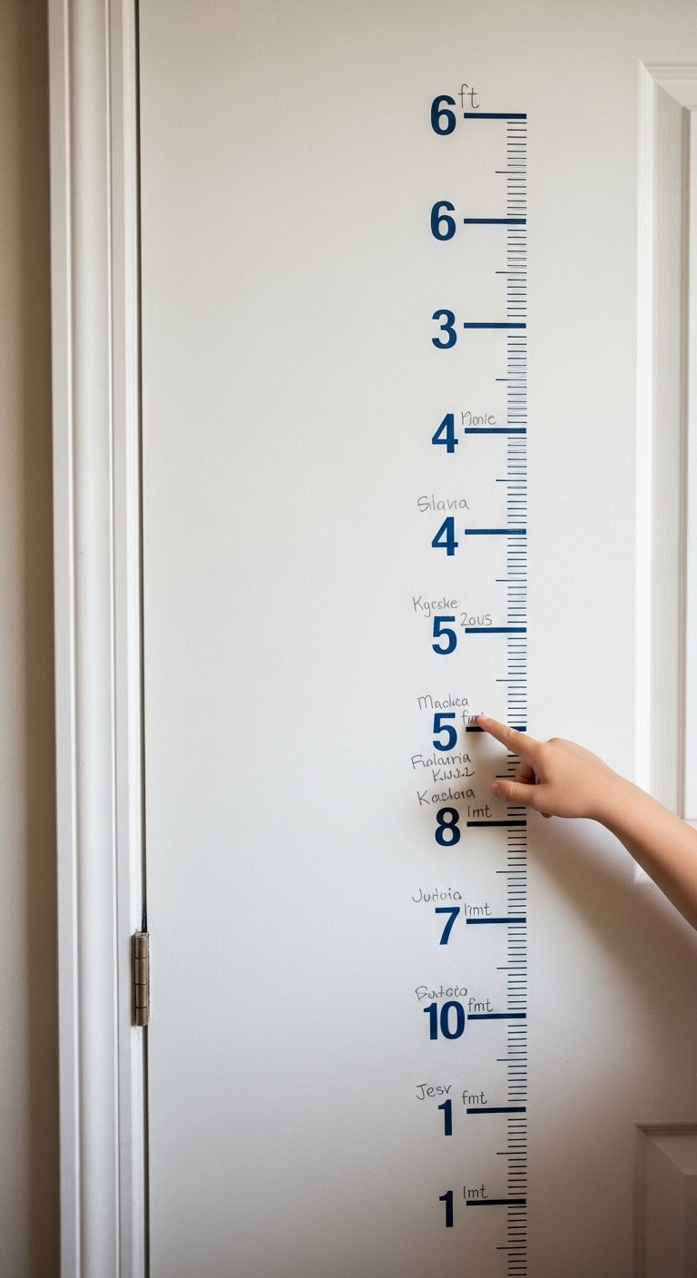 Growth Chart to the Wall