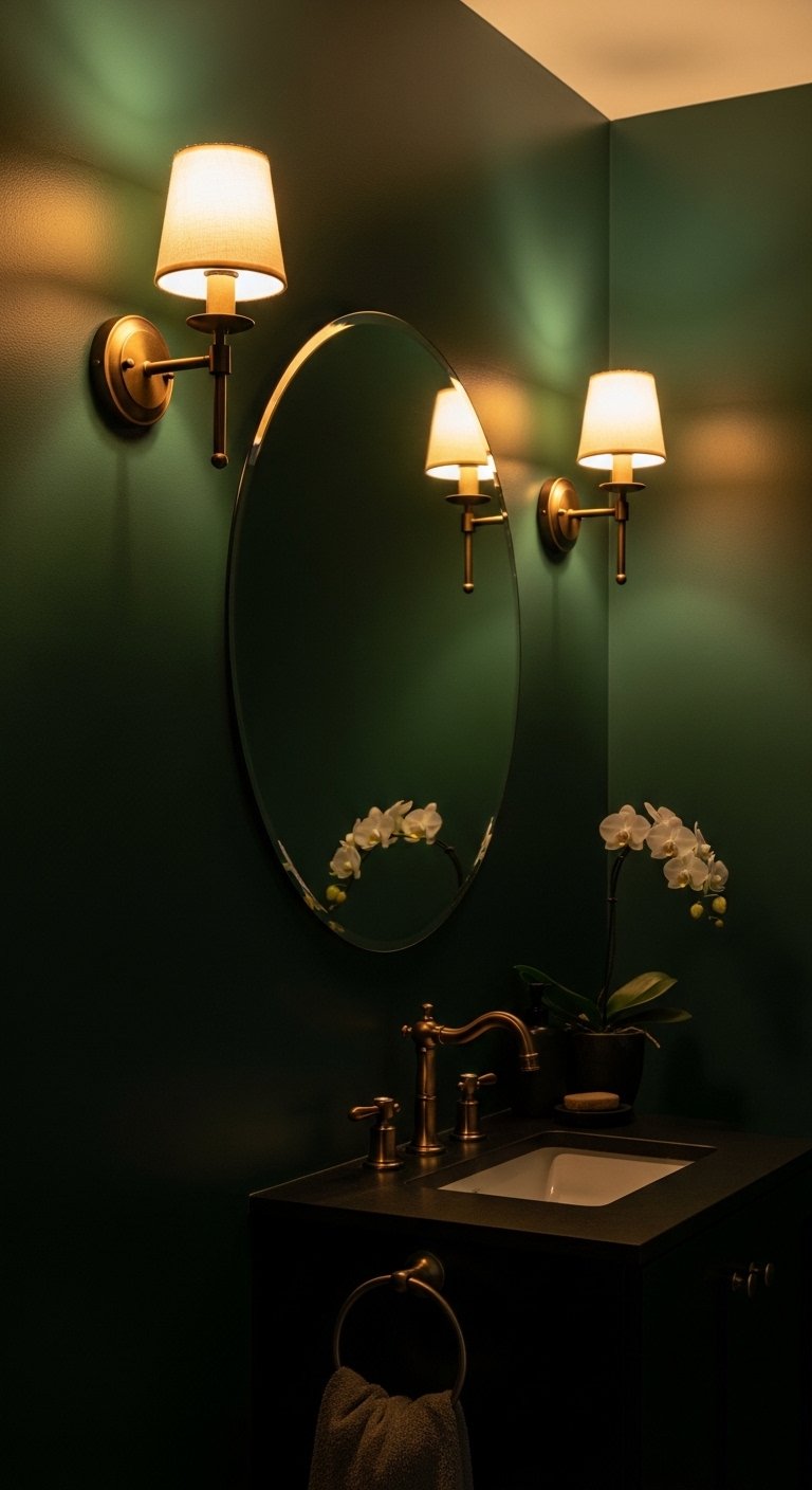 Gunmetal or Aged Bronze Sconces