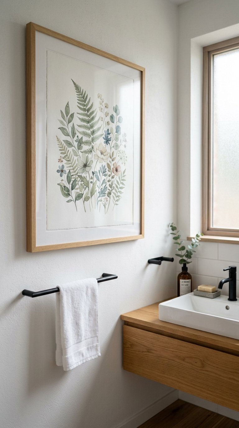 Hang Botanical Print Artwork