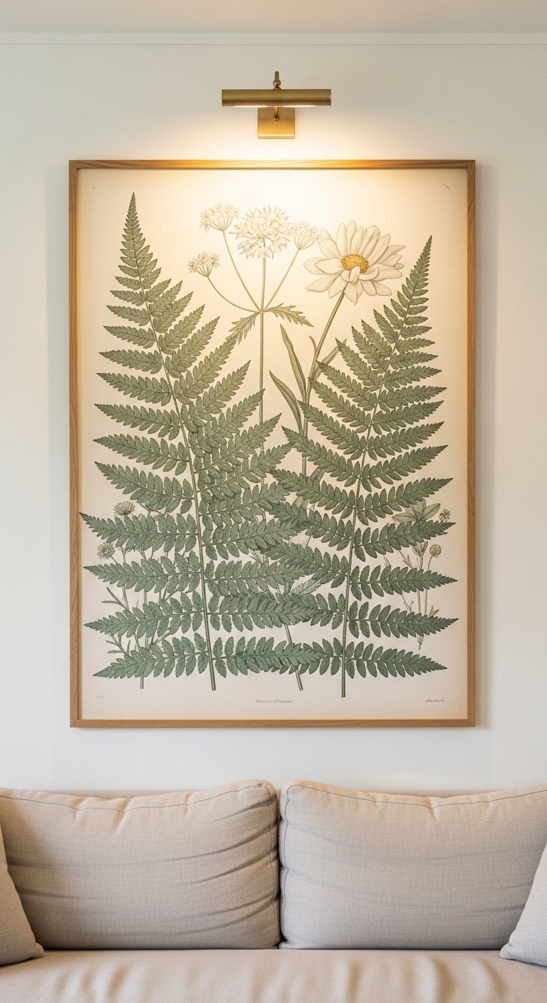 Hang Oversized Vintage-Style Art