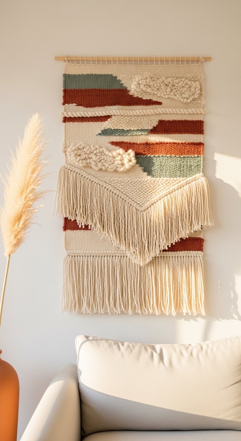 Hang Woven or Textile Wall Art