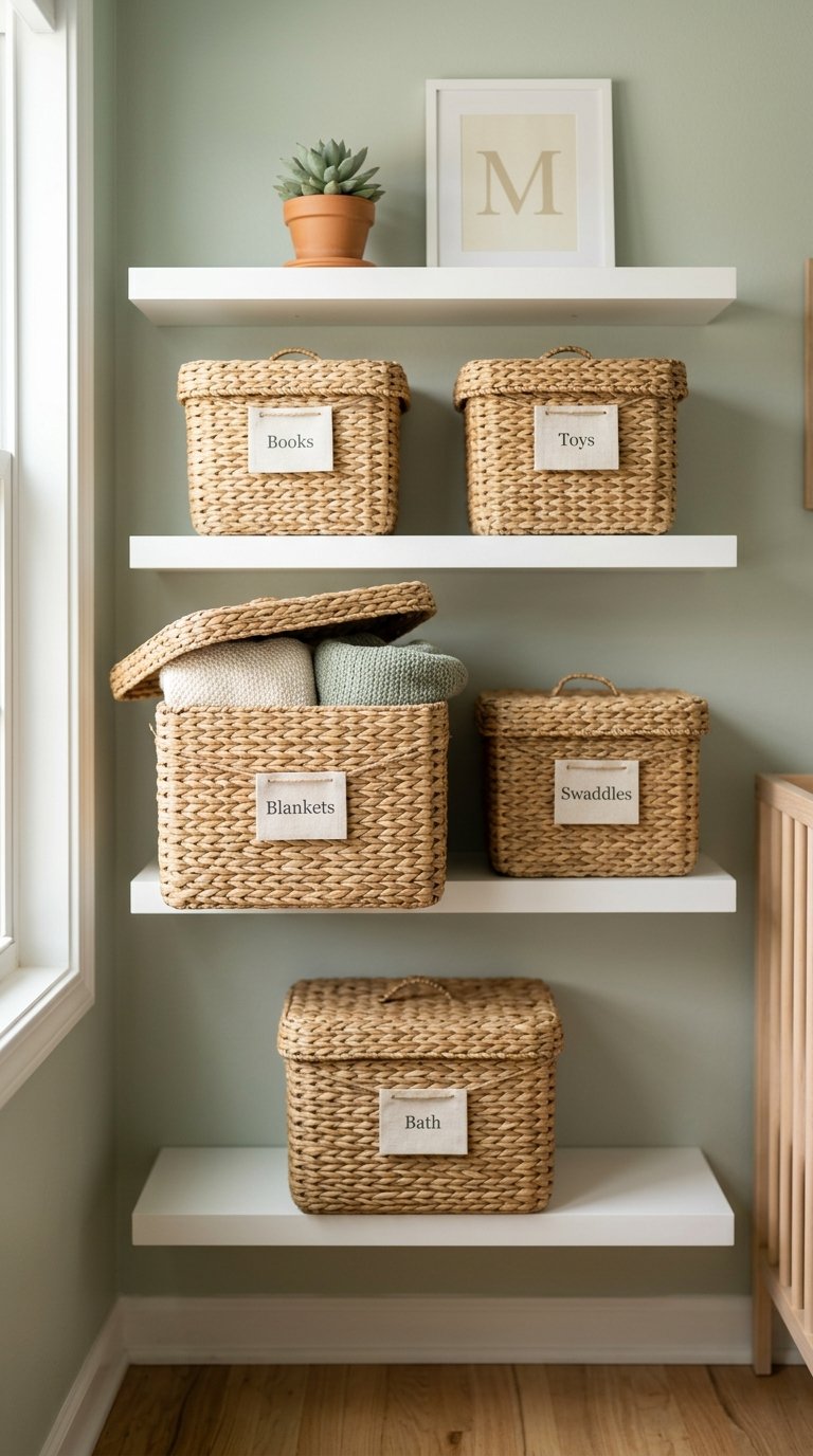 Improve the Storage System With Labeled Baskets