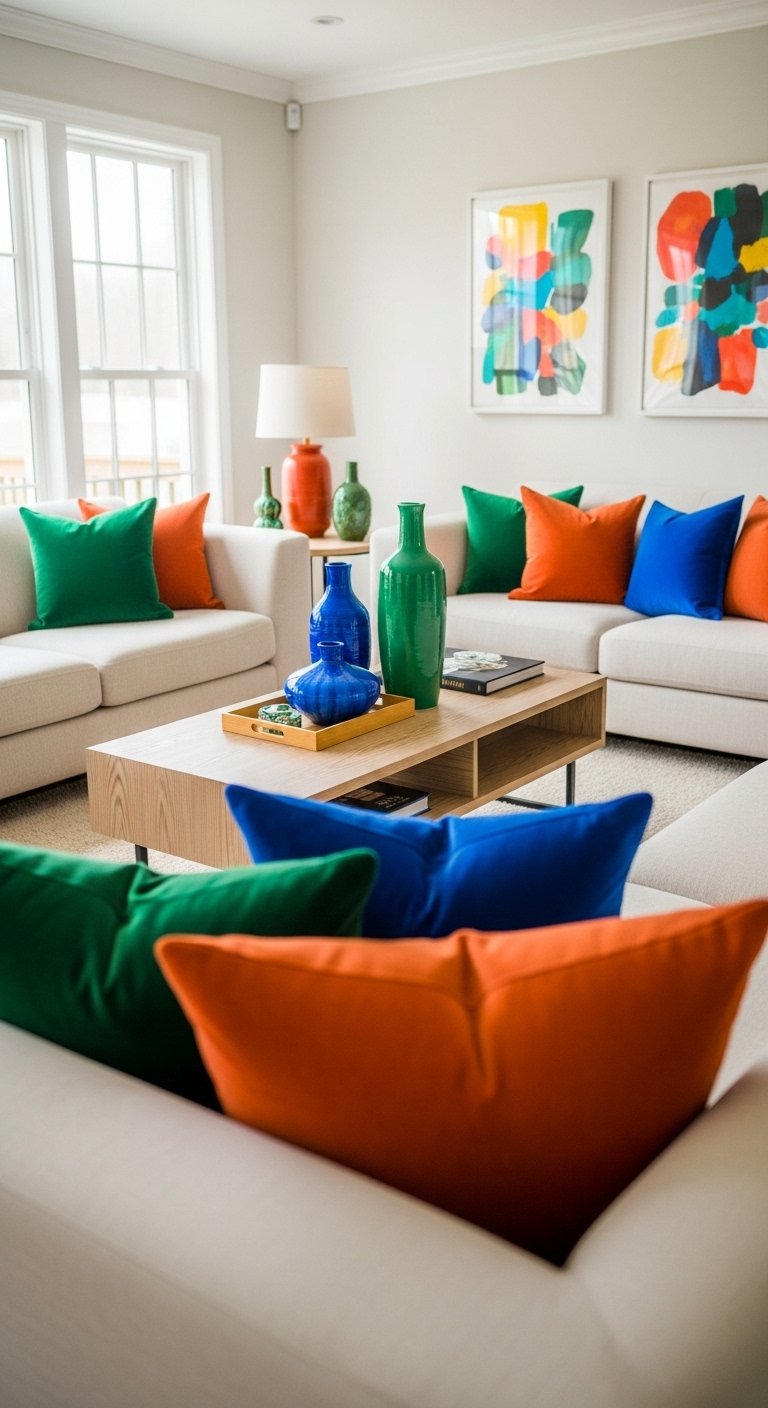 Incorporate Bold Accent Colors