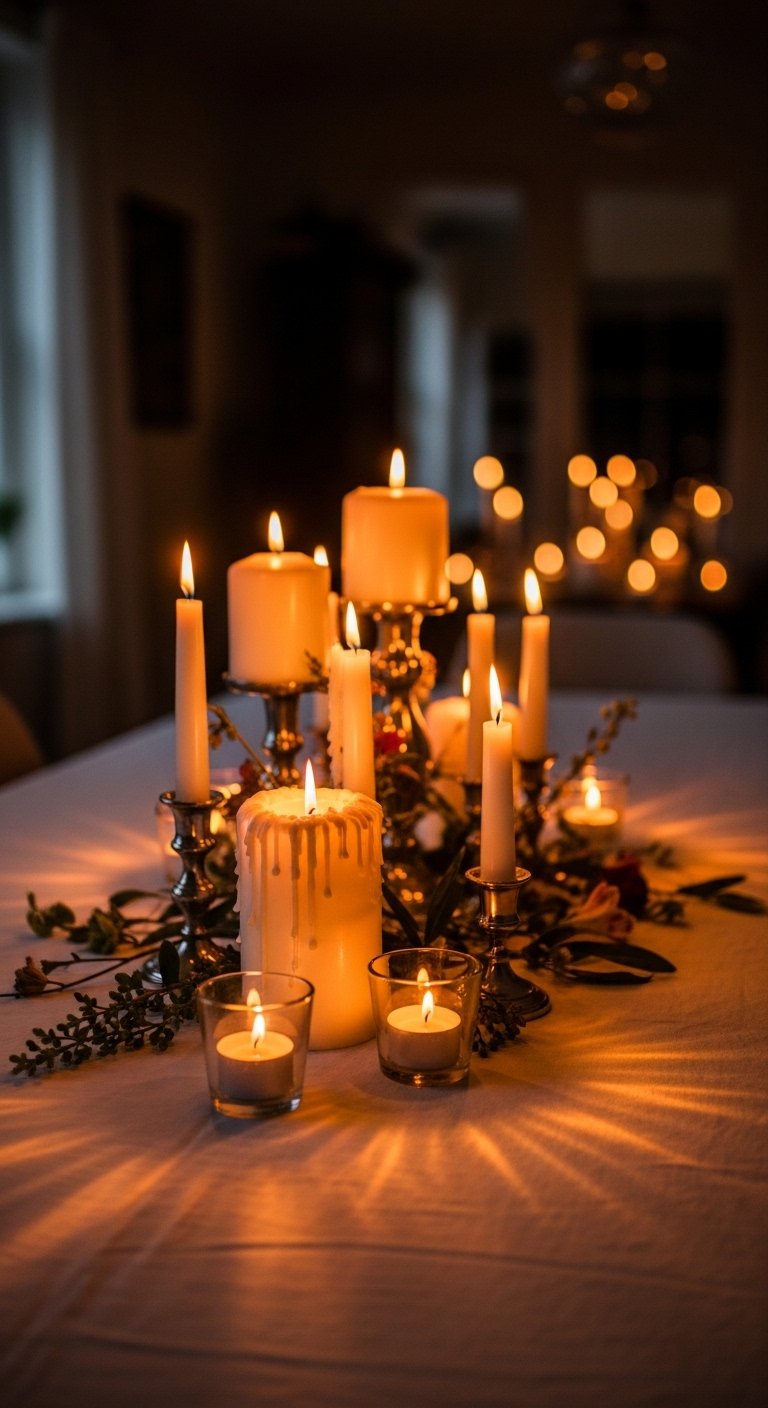 Incorporate Candles for Warmth