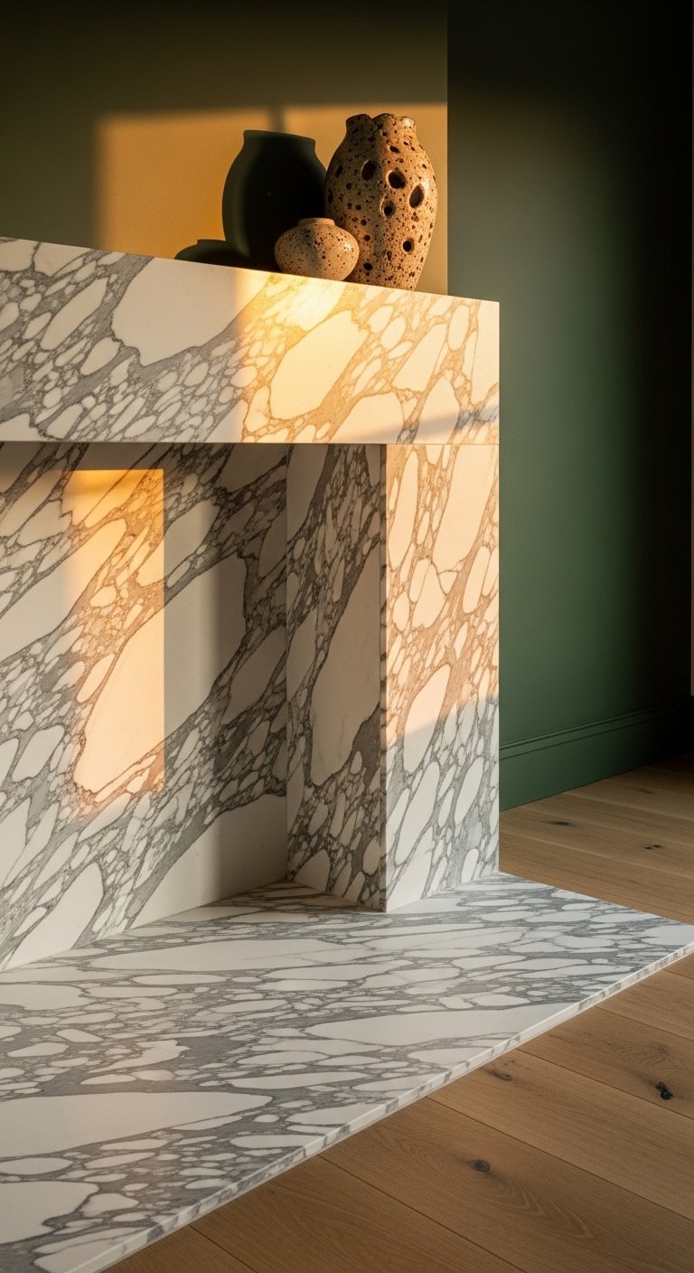 Incorporate Natural Stone on One Surface