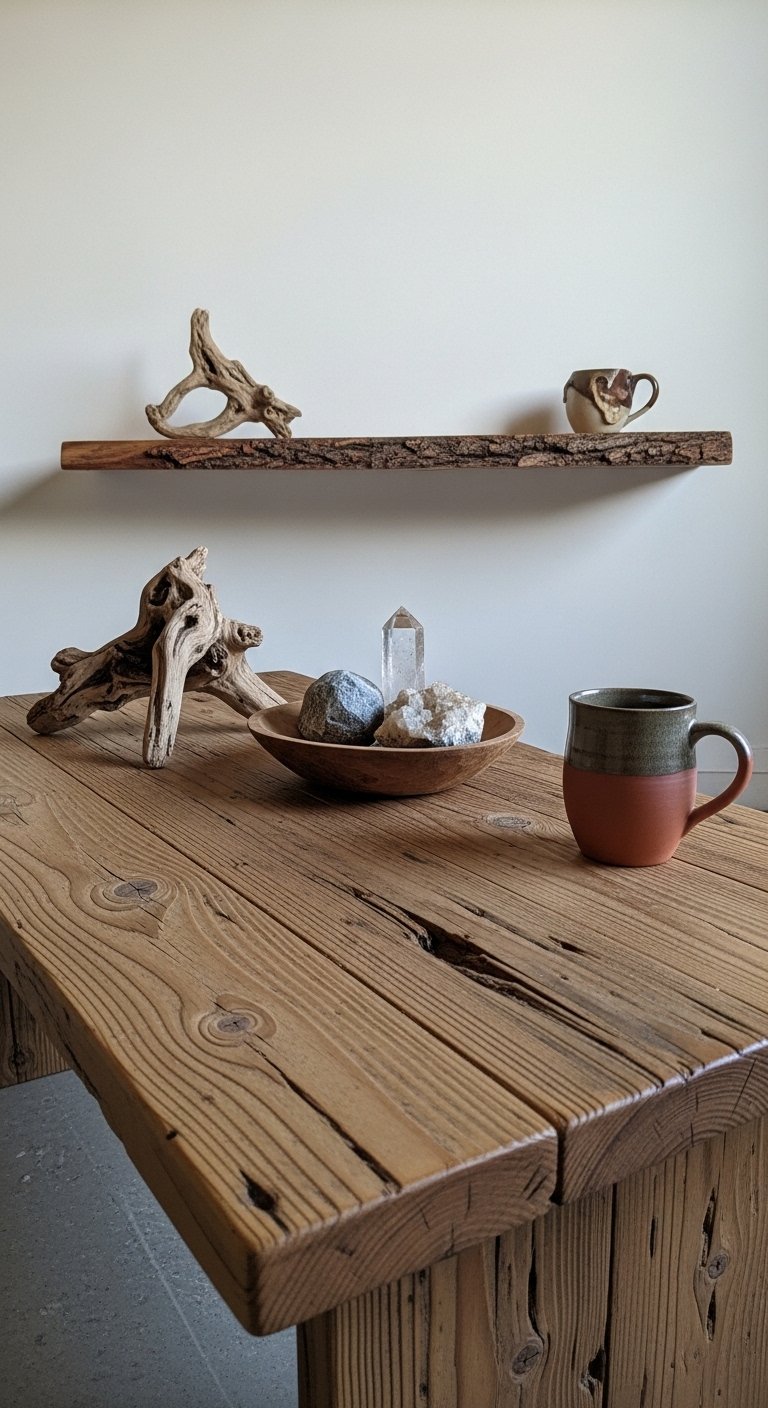 Incorporate Raw Wood Elements