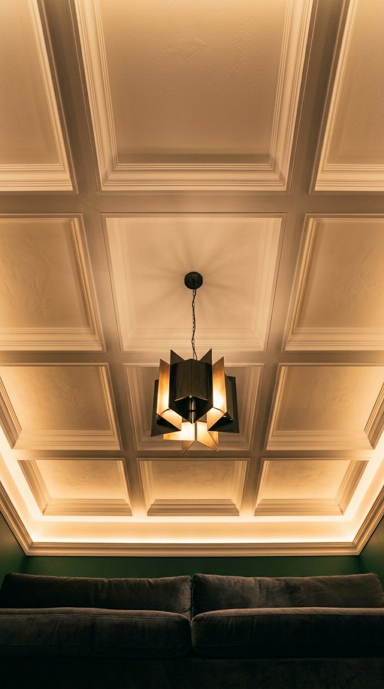 Install Coved or Coffered Ceilings