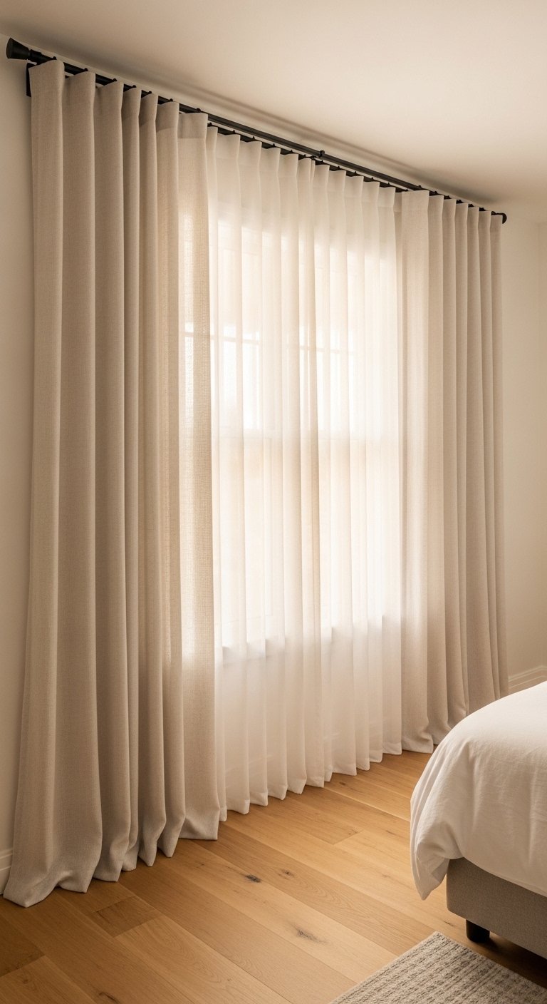 Install Curtains High and Wide