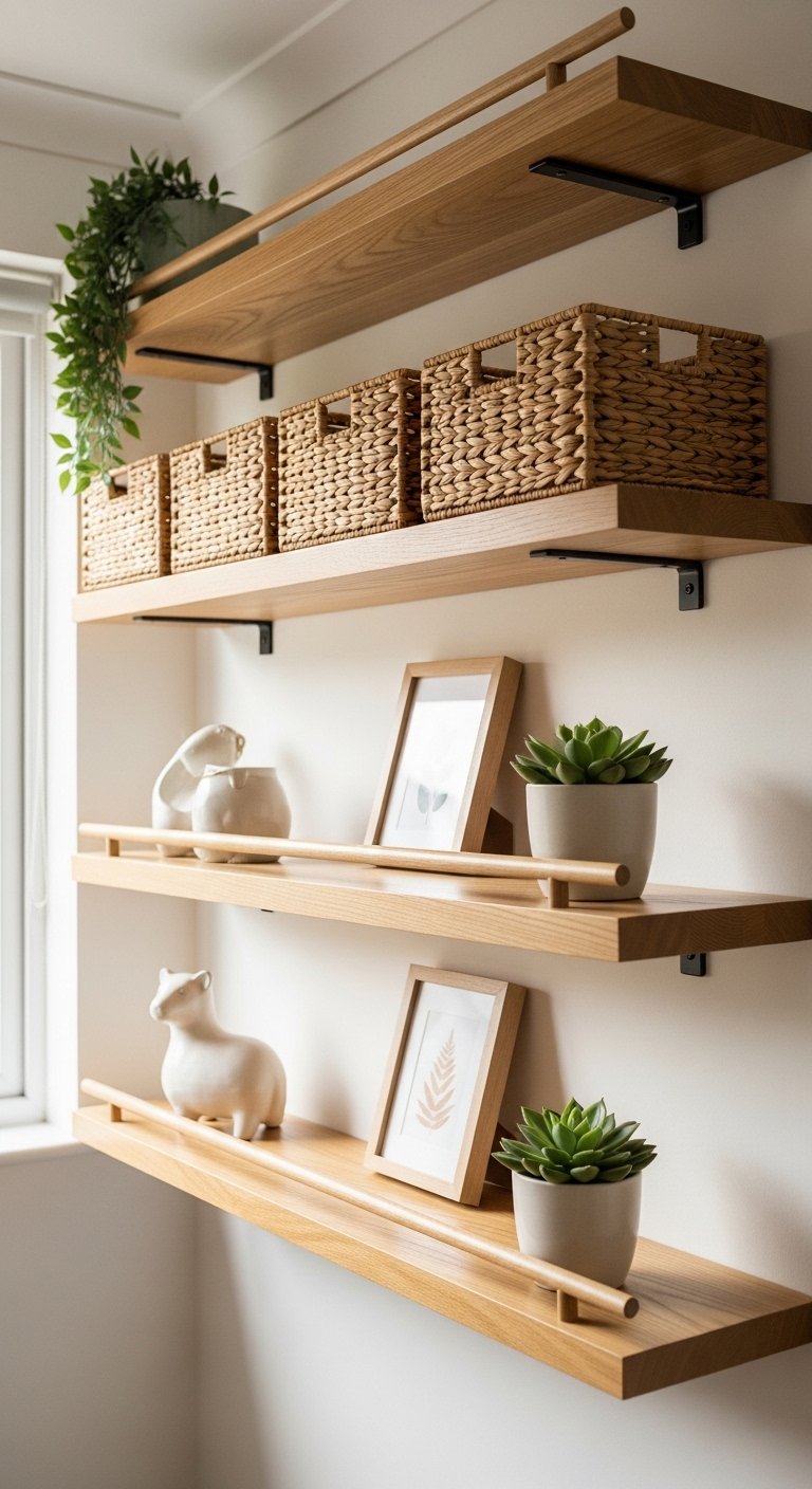 Install Floating Shelves