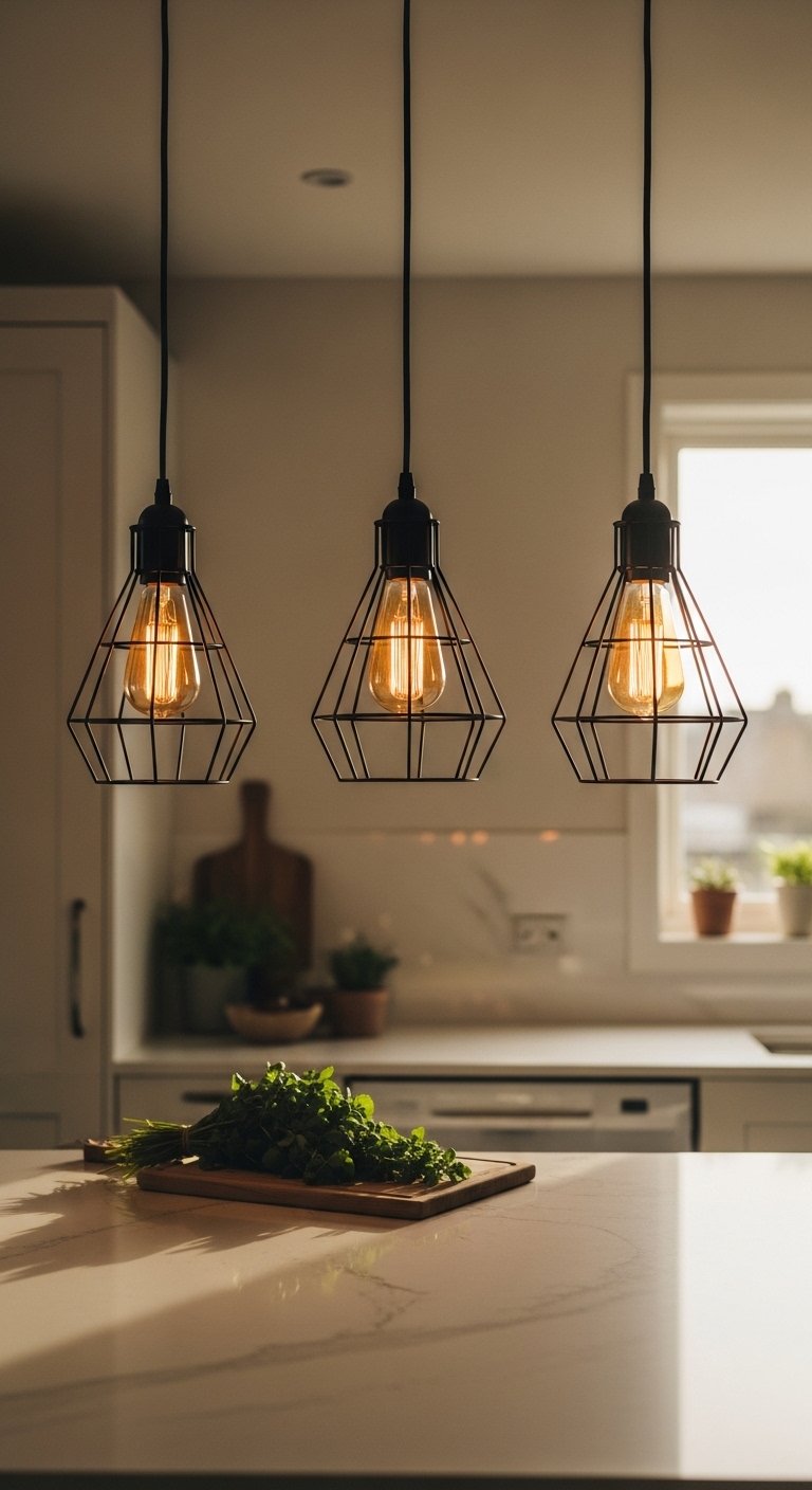 Install Pendant Lights Above the Island