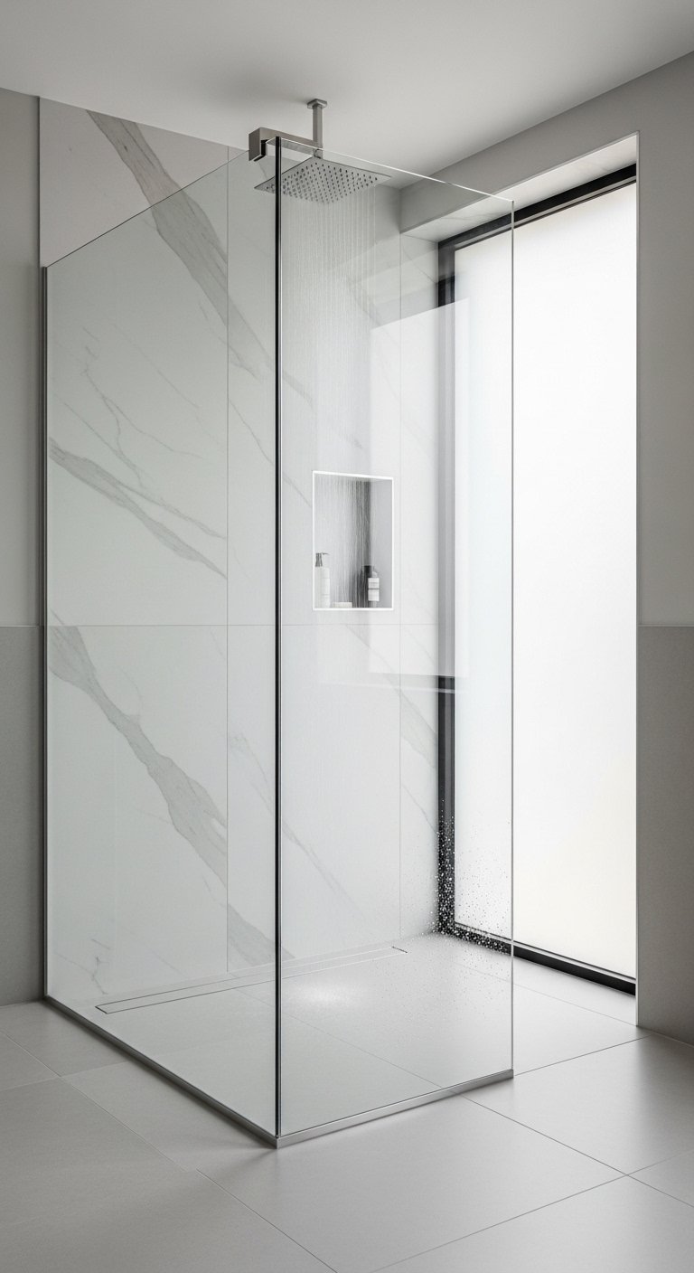 Install a Frameless Glass Shower Screen
