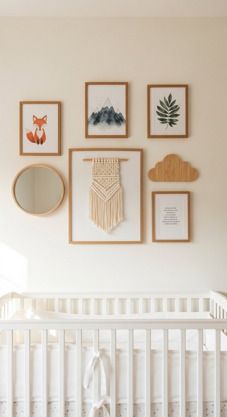 Install a Gallery Wall Above the Crib