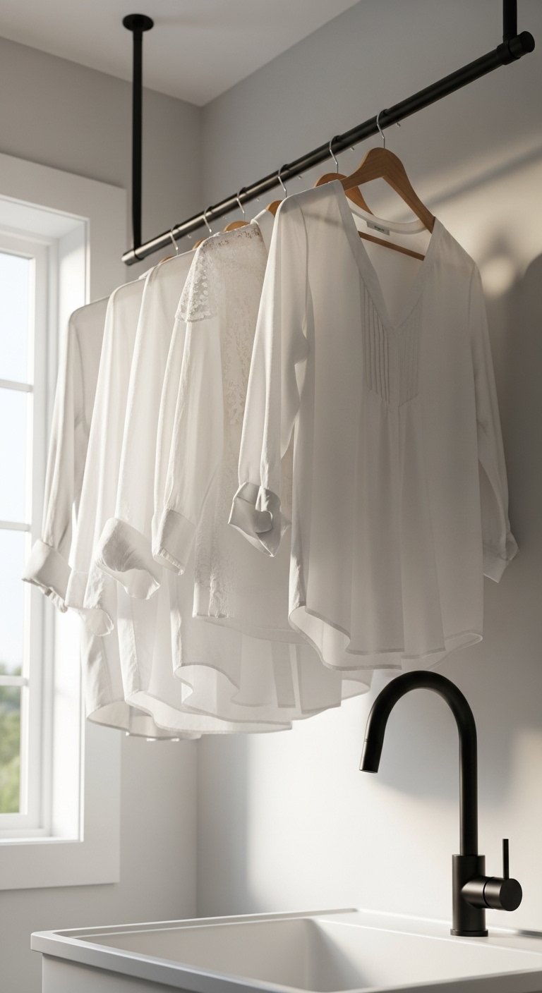 Install a Hanging Rod for Air Drying