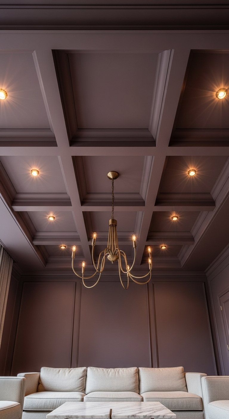 Install a Statement Ceiling Treatment