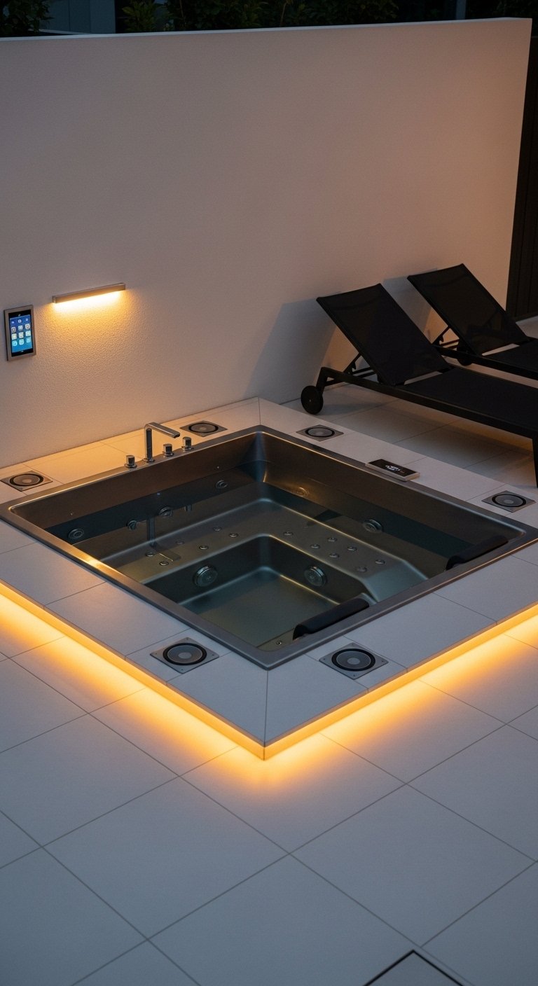 Jacuzzi with Outdoor Sound System