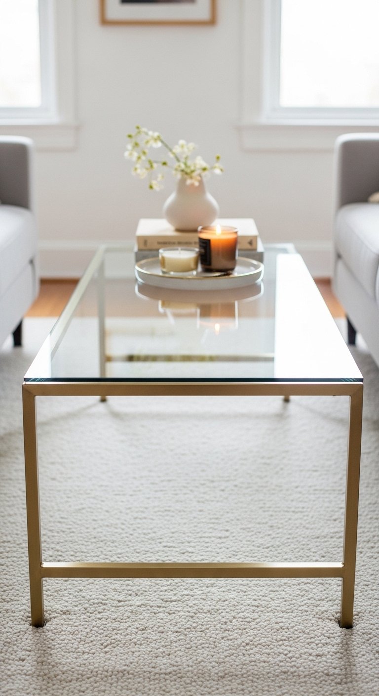 Keep Your Coffee Table Low and Light