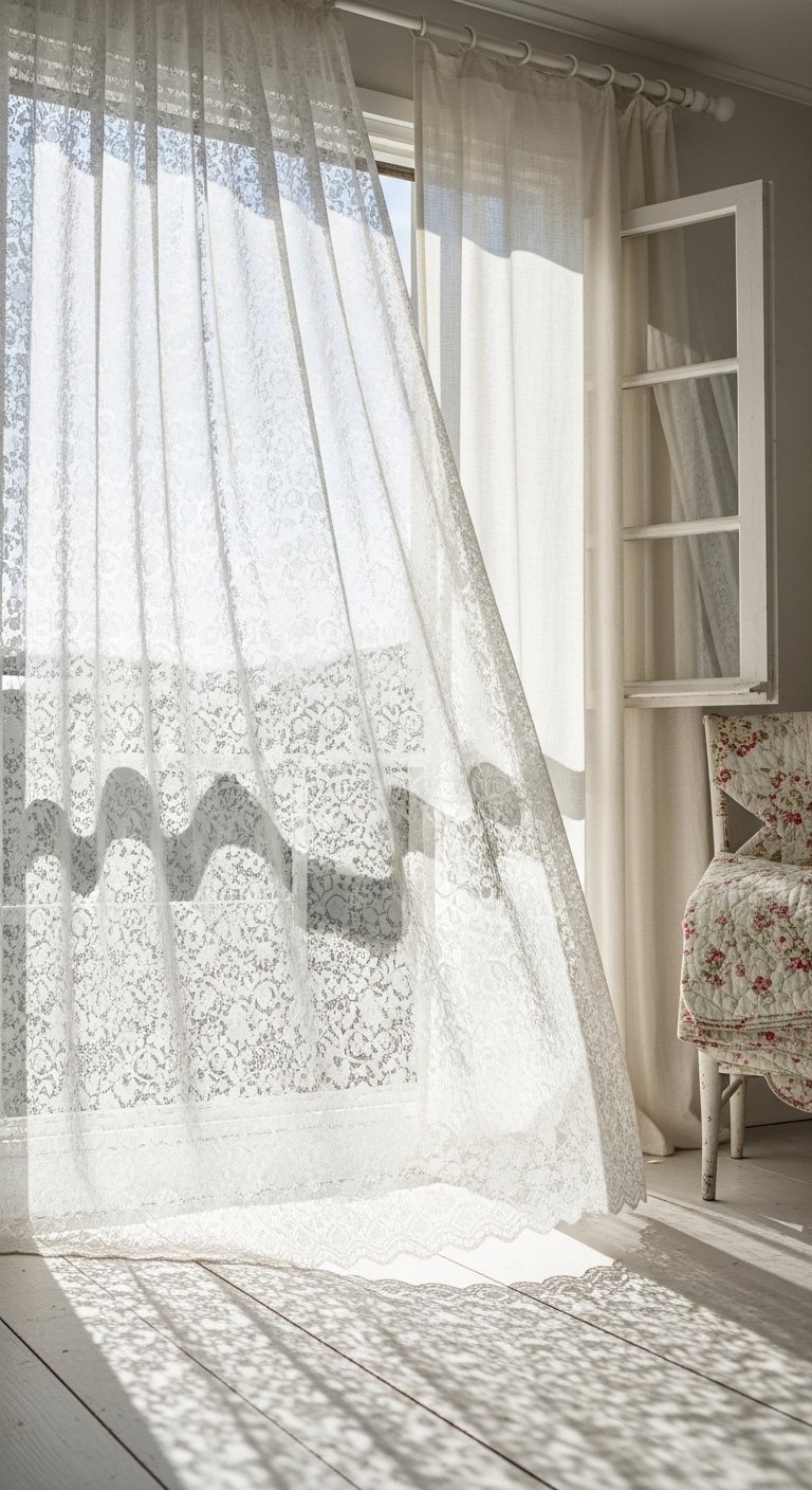 Lace and Sheer Curtains