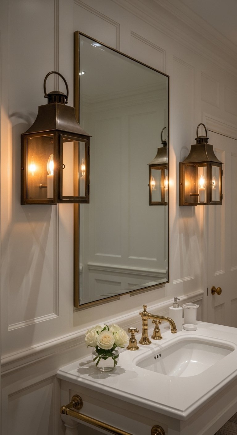 Lantern-Style Wall Lights