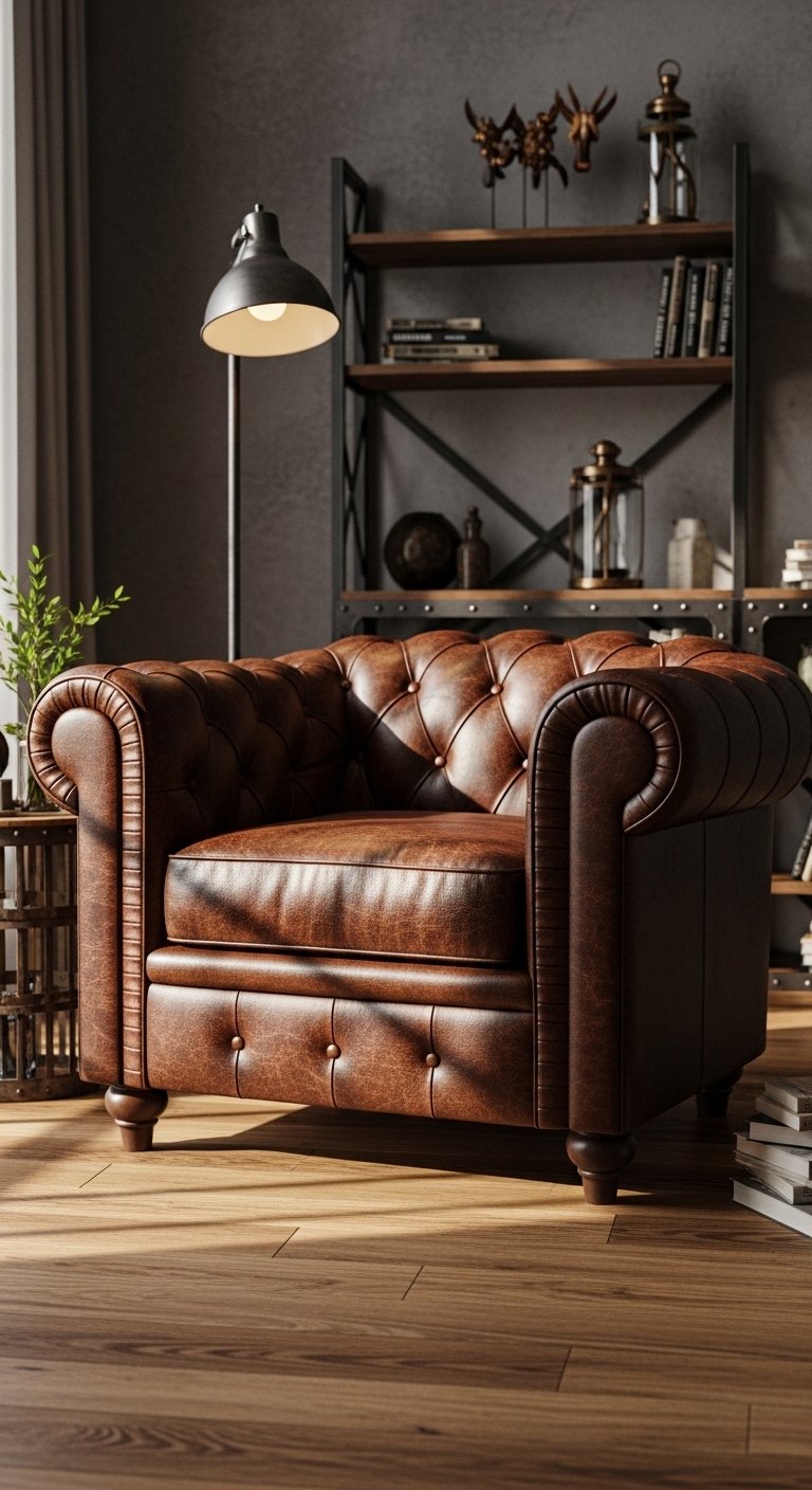Leather Armchairs