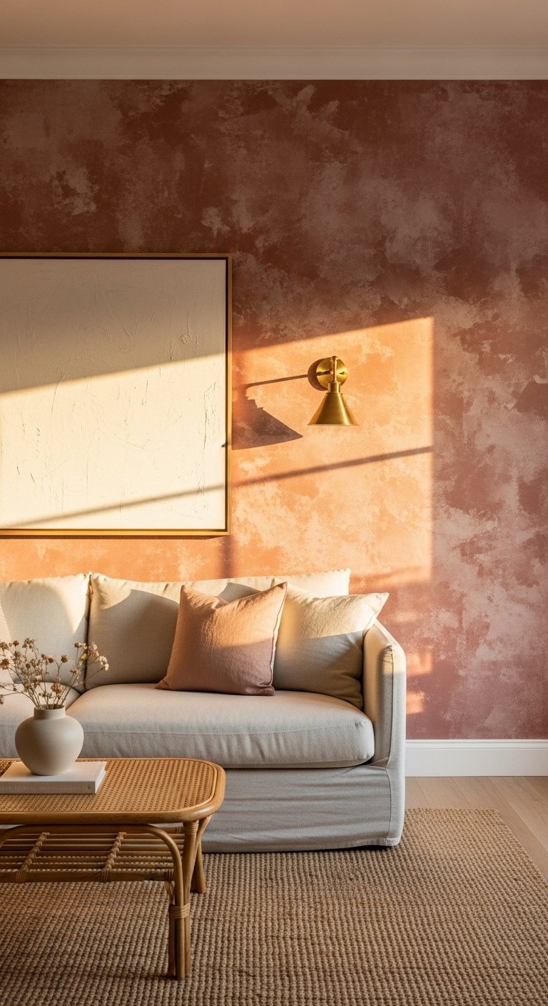 Limewash Accent Wall