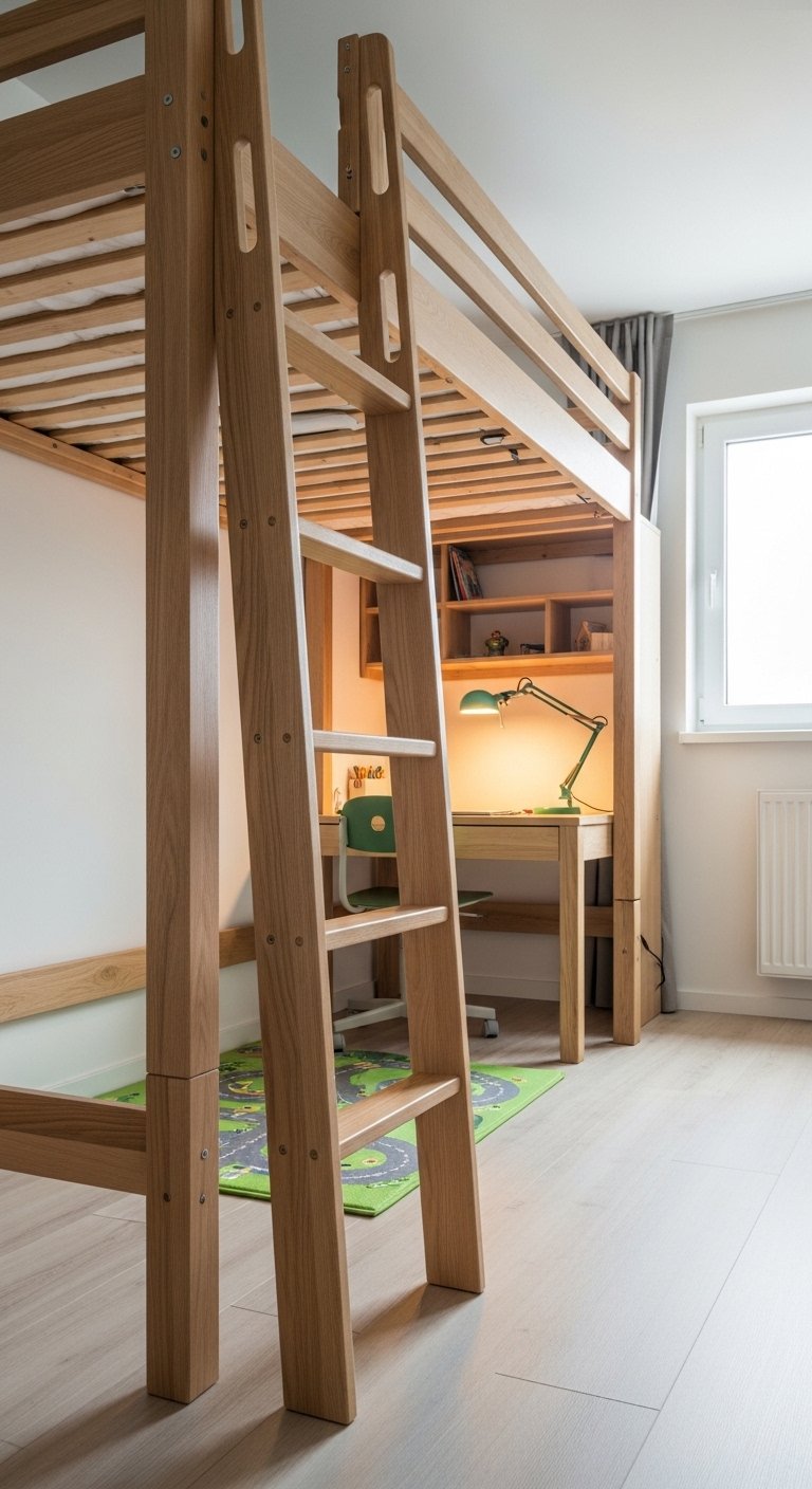 Loft Bed to Maximize Floor Space