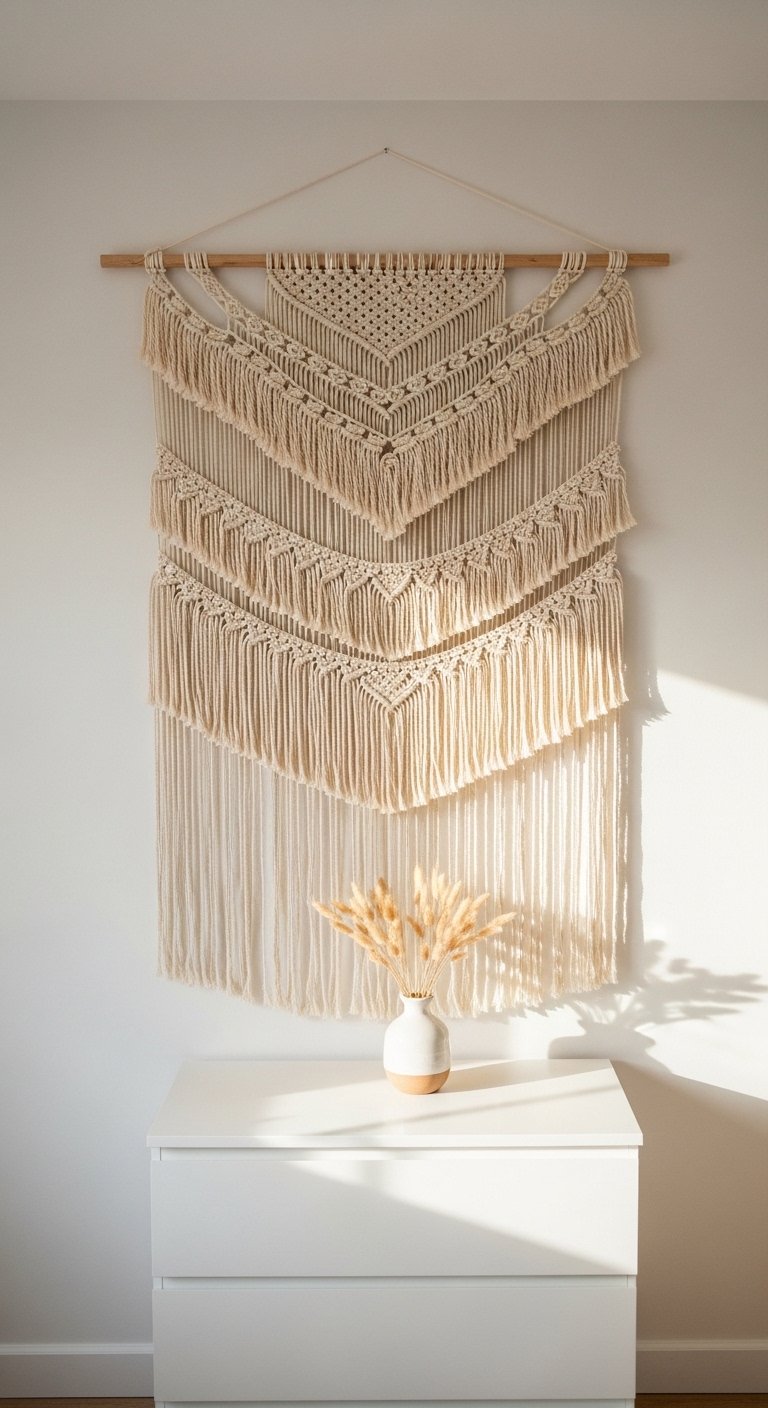 Macramé or Textile Wall Hanging