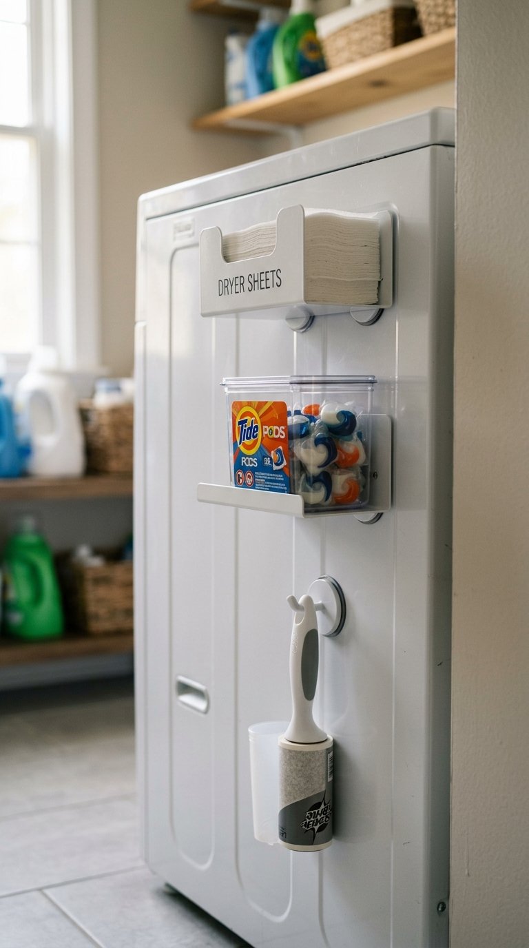 Magnetic Shelves on the Machine Sides
