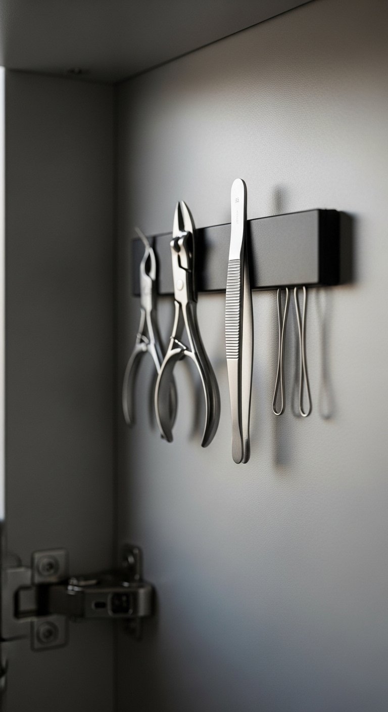 Magnetic Strips for Small Metal Items
