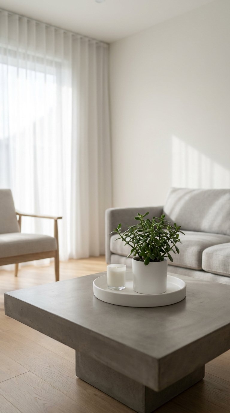 Minimalist Green & White Setup