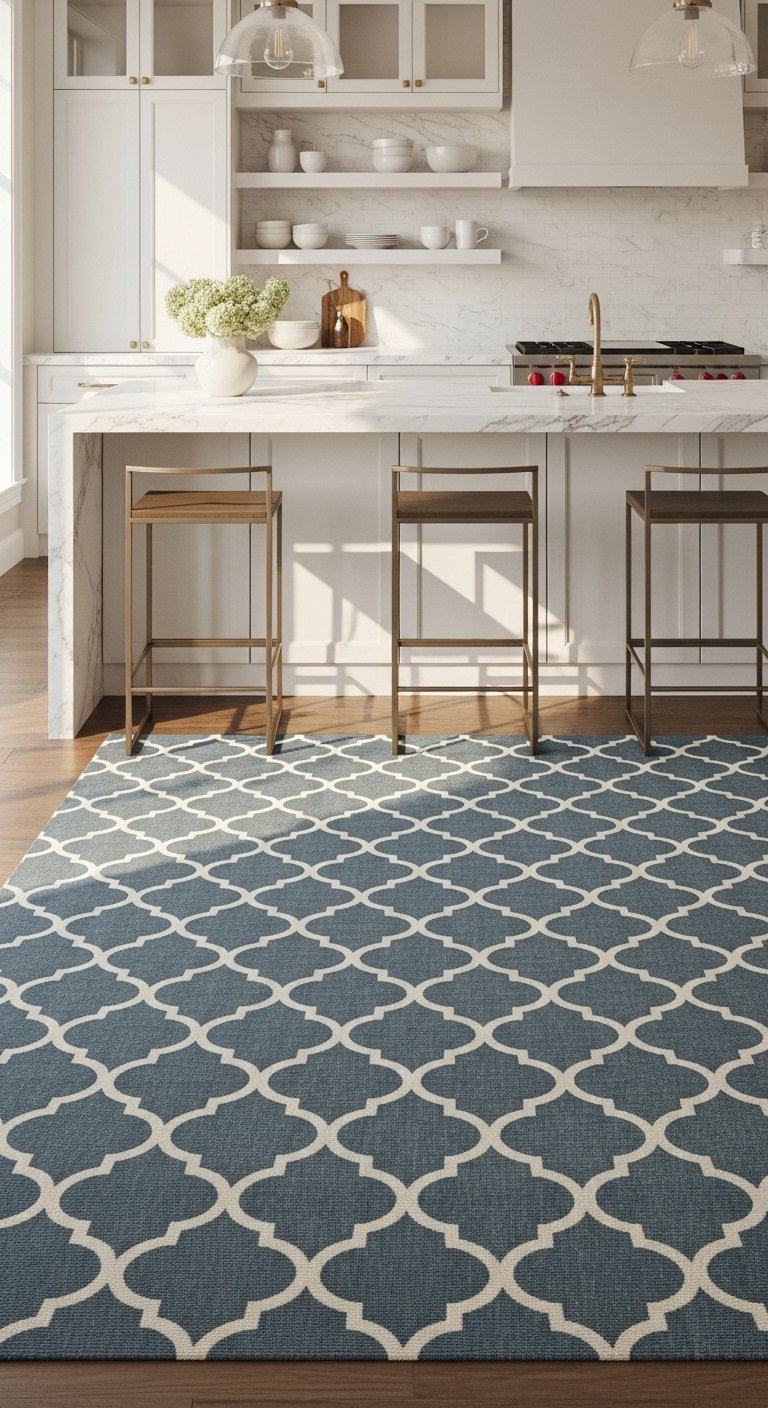 Moroccan Trellis Pattern Rug