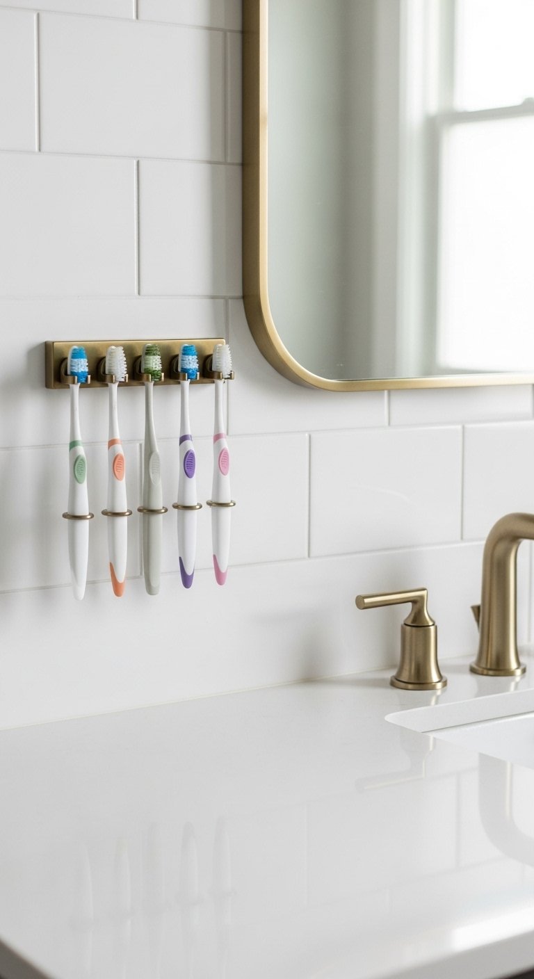 Mount Your Toothbrush Holder on the Wall