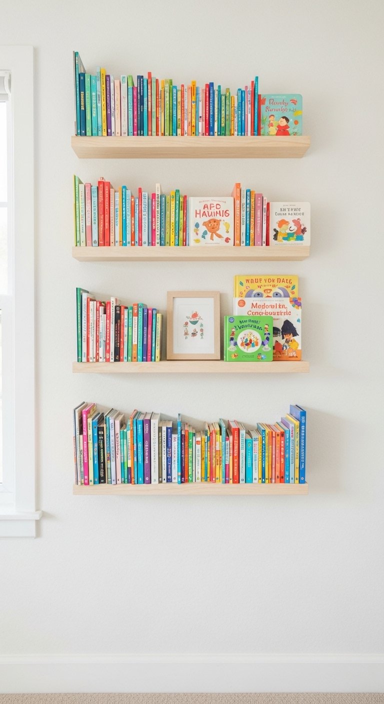 Mount a Bookshelf With Picture Ledges
