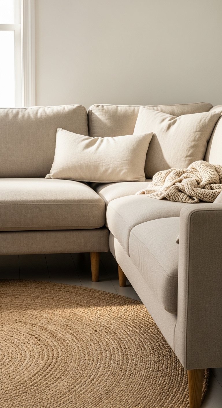 Neutral Linen Sectional