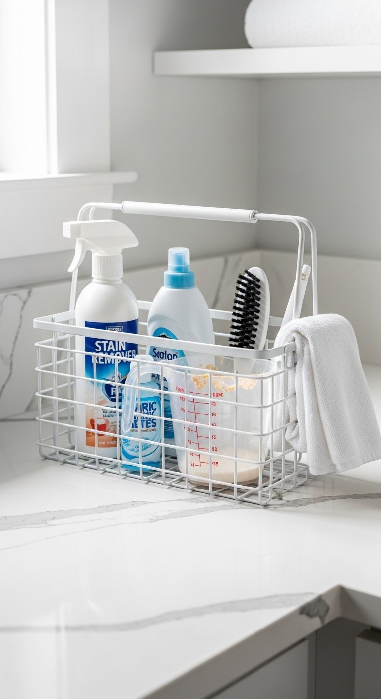 Organize Cleaning Supplies with a Caddy
